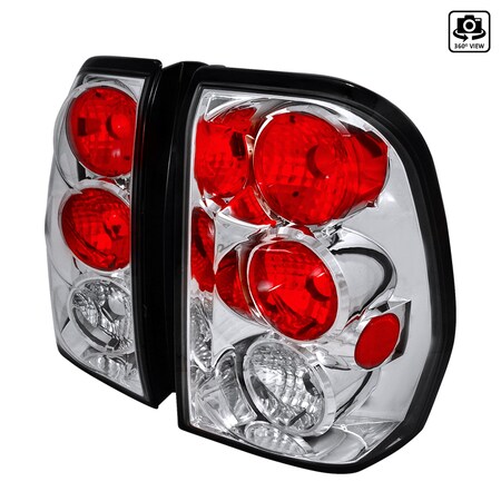 Spec-D Tuning 02-09 Chevrolet Trailblazer Altezza Tail Light Chrome LT-TBLZ02-TM